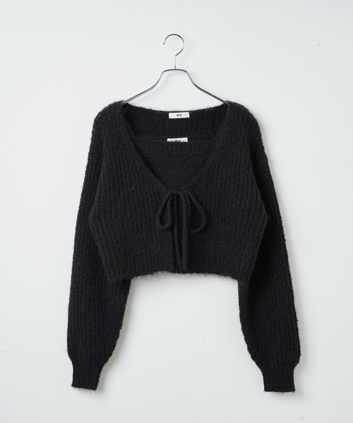 WEGO（ウィゴー）の「WEGO/アンサンブルニットリボンカーデ（アンサンブル・レディース・ブラック/ブルー/ライトグレー・FREE）」の22枚目の写真