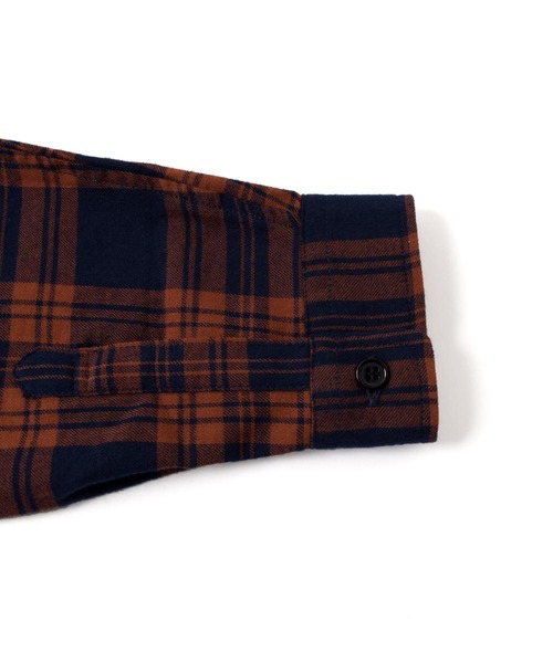 GLAZOS(グラソス)の「チェックシャツ(その他トップス・キッズ・レッド/ベージュ系その他/グリーン・150cm/160cm/170cm/140cm)」の8枚目の写真