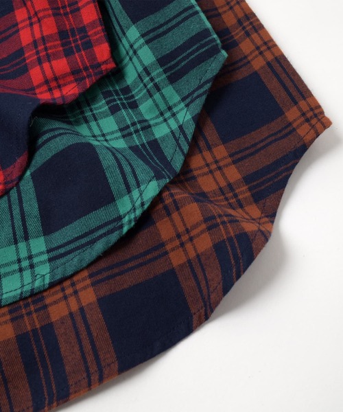 GLAZOS(グラソス)の「チェックシャツ(その他トップス・キッズ・レッド/ベージュ系その他/グリーン・150cm/160cm/170cm/140cm)」の11枚目の写真