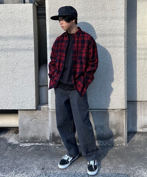 GLAZOS(グラソス)の「チェックシャツ(その他トップス・キッズ・レッド/ベージュ系その他/グリーン・150cm/160cm/170cm/140cm)」の4枚目の写真