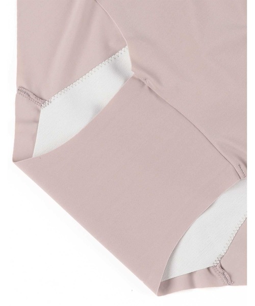 AMPHI（アンフィ）の「シンプル　サニタリーショーツ（ショーツ・レディース・ピンク/ブラック/ダークベージュ・MEDIUM/LARGE）」の4枚目の写真