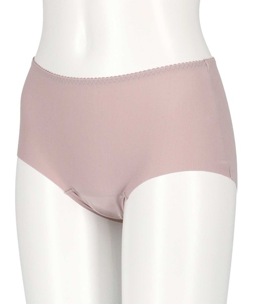 AMPHI（アンフィ）の「シンプル　サニタリーショーツ（ショーツ・レディース・ピンク/ブラック/ダークベージュ・MEDIUM/LARGE）」の5枚目の写真