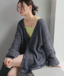 Kastane | 【新色追加/S.Lサイズ展開】ラメシャギーカーディガン(カーディガン/ボレロ)