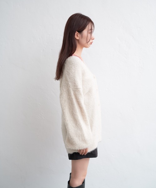 タイムセール中‼️Kastane カスタネ　シャギーコート　アイボリー Kastane - 今季新作 kastane カスタネ シャギーコートの通販 by