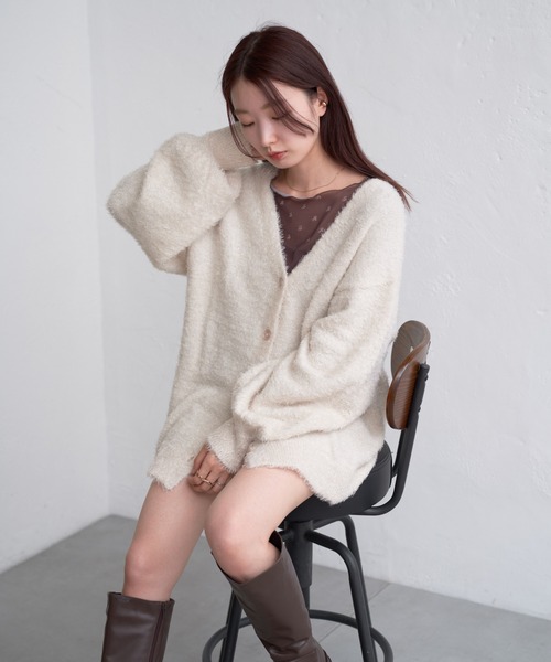 タイムセール中‼️Kastane カスタネ　シャギーコート　アイボリー Kastane（カスタネ）の「シャギーコート（その他アウター）」 - WEAR