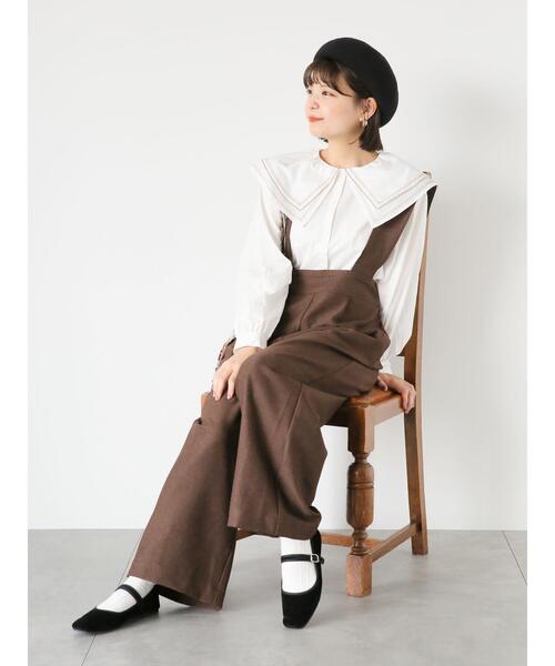 ehka sopo（エヘカソポ）の「刺繍襟ブラウス（シャツ/ブラウス・レディース・オフホワイト/キナリ・F）」の6枚目の写真