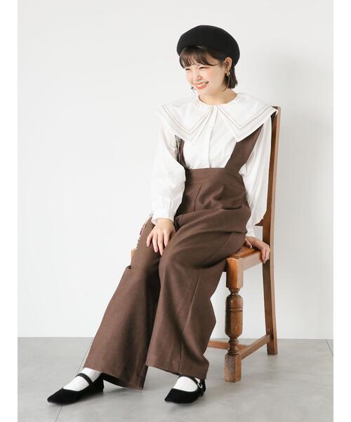 ehka sopo（エヘカソポ）の「刺繍襟ブラウス（シャツ/ブラウス・レディース・オフホワイト/キナリ・F）」の7枚目の写真