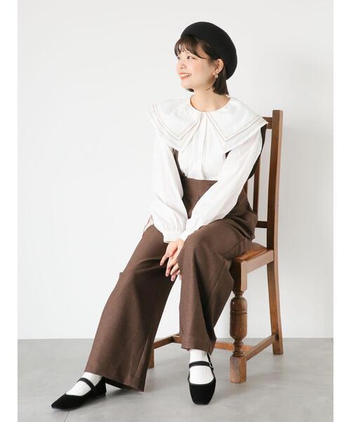 ehka sopo（エヘカソポ）の「刺繍襟ブラウス（シャツ/ブラウス・レディース・オフホワイト/キナリ・F）」の18枚目の写真