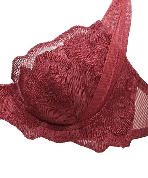 Chut！ INTIMATES（シュットインティメイツ）の「【軽くて楽】シアーライトブラ (C427)（ブラジャー・レディース・レッド/モーブ系/ダークブラウン・B70/D65/F70/B65/C65/D70/H75/G65/G75/E65/F65/F75/B75/C70/H70/C75/E70/D75/G70/E75）」の21枚目の写真
