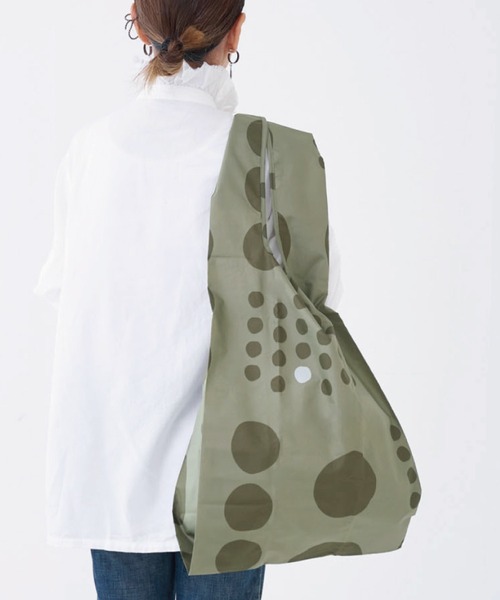 MAZEMAZE(マゼマゼ)の「ECO Bag BIG - maru - 731659(エコバッグ/サブバッグ・レディース・ブラウン/カーキ/ブラック・BIG(L))」の3枚目の写真
