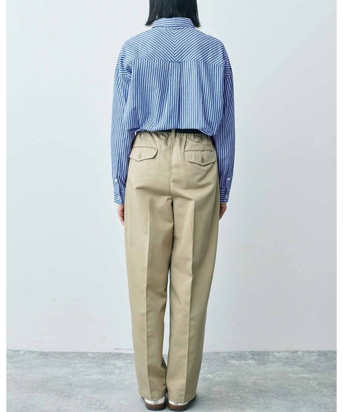 THREE FIFTY STANDARD(スリーフィフティースタンダード)の「THREE FIFTY STANDARD スタンダードなチノパンツ(チノパンツ・レディース・ライトベージュ/ベージュ・MEDIUM/LARGE/X-LARGE/XX-LARGE)」の9枚目の写真