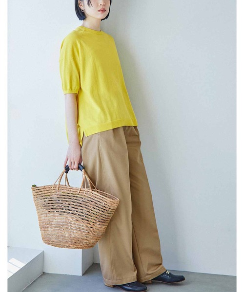 THREE FIFTY STANDARD(スリーフィフティースタンダード)の「THREE FIFTY STANDARD スタンダードなチノパンツ(チノパンツ・レディース・ライトベージュ/ベージュ・MEDIUM/LARGE/X-LARGE/XX-LARGE)」の5枚目の写真