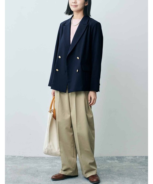 THREE FIFTY STANDARD(スリーフィフティースタンダード)の「THREE FIFTY STANDARD スタンダードなチノパンツ(チノパンツ・レディース・ライトベージュ/ベージュ・MEDIUM/LARGE/X-LARGE/XX-LARGE)」の14枚目の写真