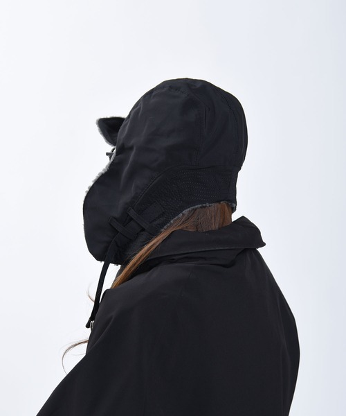 CALIFORNIA OUTFITTERS（カリフォルニア アウトフィッターズ）の「Z-2-SP 11B13,11C9  フライトキャップ パテット ボア イヤーフラップ付き（キャップ・レディース・ベージュ/ブラック/アイボリー/ブラック系1/グレー/ベージュ系1・ONESIZE）」の13枚目の写真