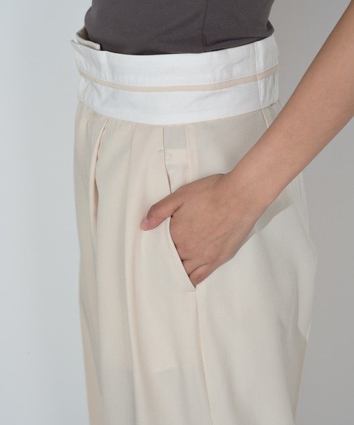 Lui's（ルイス）の「マーベルトデザインワイドパンツ（その他パンツ・レディース・ブラック/アイボリー・FREE）」の16枚目の写真