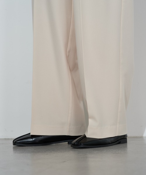 Lui's（ルイス）の「マーベルトデザインワイドパンツ（その他パンツ・レディース・ブラック/アイボリー・FREE）」の17枚目の写真