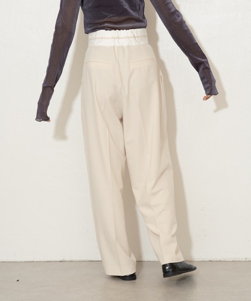 Lui's（ルイス）の「マーベルトデザインワイドパンツ（その他パンツ・レディース・ブラック/アイボリー・FREE）」の18枚目の写真