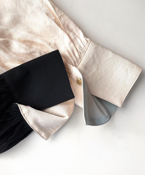 Q(キュー)の「ブライトツイルボウタイブラウス(シャツ/ブラウス・レディース・アイボリー/ブラック・MEDIUM)」の17枚目の写真