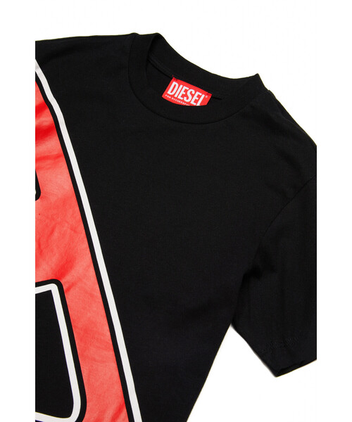 DIESEL(ディーゼル)の「キッズ Tシャツ TDAVE OVER(Tシャツ/カットソー・キッズ・ホワイト/ブラック・14Y/16Y/10Y/6Y/12Y/8Y/4Y)」の9枚目の写真