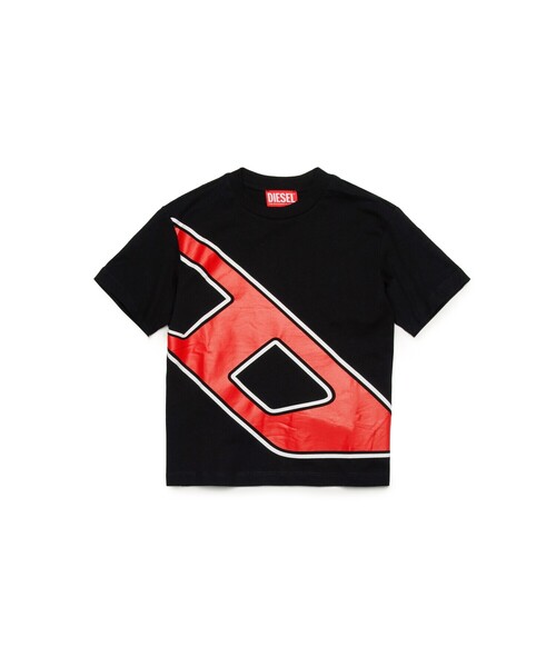 DIESEL(ディーゼル)の「キッズ Tシャツ TDAVE OVER(Tシャツ/カットソー・キッズ・ホワイト/ブラック・14Y/16Y/10Y/6Y/12Y/8Y/4Y)」の7枚目の写真