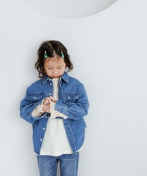 LOWRYS FARM | デニムオーバーシャツ　 995362(シャツ/ブラウス)