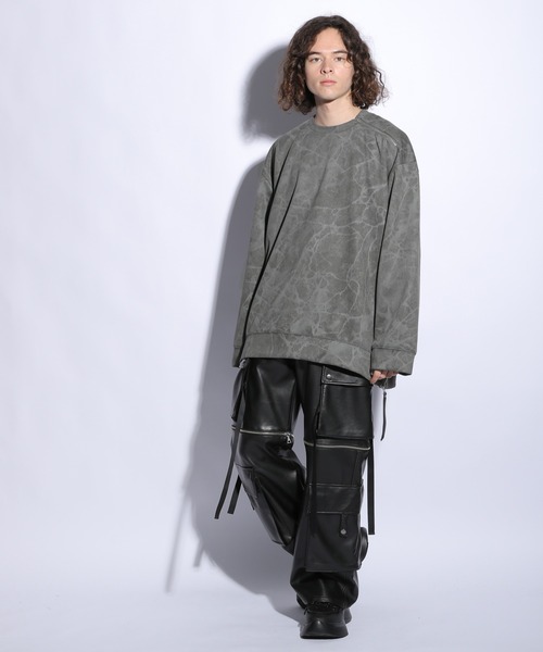 HARE（ハレ）の「ダメージスウェードスウェット(HARE)（スウェット 