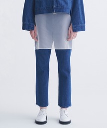 24-SS-028 / Straight Denim Pants with Long Belt