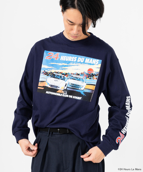 EDIFICE(エディフィス)の「【24 Hours of Le Mans】 グラフィックプリント ロングスリーブTシャツ(Tシャツ/カットソー・メンズ・ホワイト/ネイビー・MEDIUM/LARGE)」の17枚目の写真