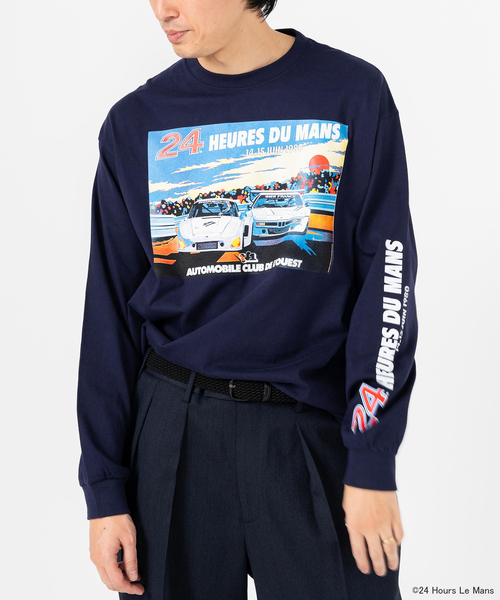 EDIFICE(エディフィス)の「【24 Hours of Le Mans】 グラフィックプリント ロングスリーブTシャツ(Tシャツ/カットソー・メンズ・ホワイト/ネイビー・MEDIUM/LARGE)」の21枚目の写真