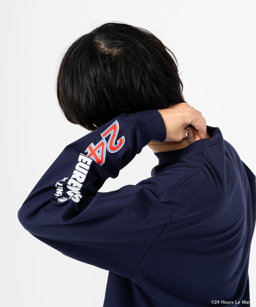 EDIFICE(エディフィス)の「【24 Hours of Le Mans】 グラフィックプリント ロングスリーブTシャツ(Tシャツ/カットソー・メンズ・ホワイト/ネイビー・MEDIUM/LARGE)」の18枚目の写真