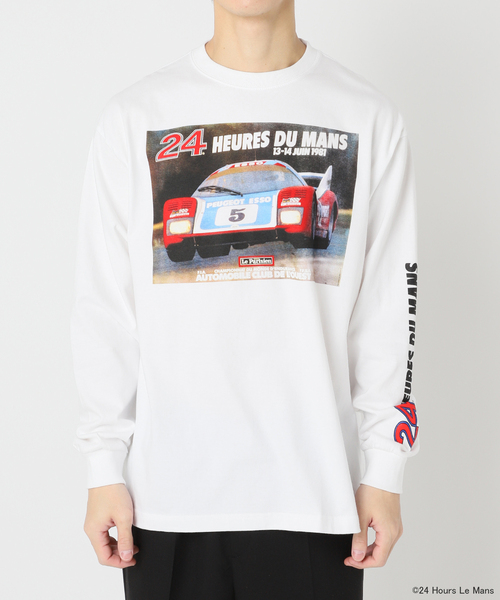 EDIFICE(エディフィス)の「【24 Hours of Le Mans】 グラフィックプリント ロングスリーブTシャツ(Tシャツ/カットソー・メンズ・ホワイト/ネイビー・MEDIUM/LARGE)」の22枚目の写真