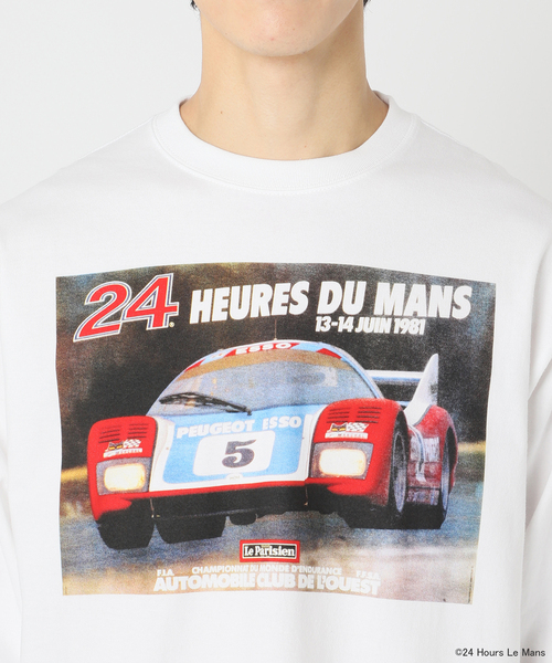 EDIFICE(エディフィス)の「【24 Hours of Le Mans】 グラフィックプリント ロングスリーブTシャツ(Tシャツ/カットソー・メンズ・ホワイト/ネイビー・MEDIUM/LARGE)」の3枚目の写真