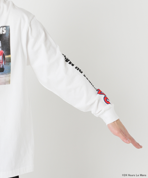EDIFICE(エディフィス)の「【24 Hours of Le Mans】 グラフィックプリント ロングスリーブTシャツ(Tシャツ/カットソー・メンズ・ホワイト/ネイビー・MEDIUM/LARGE)」の6枚目の写真