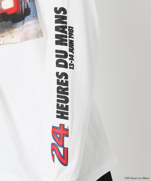 EDIFICE(エディフィス)の「【24 Hours of Le Mans】 グラフィックプリント ロングスリーブTシャツ(Tシャツ/カットソー・メンズ・ホワイト/ネイビー・MEDIUM/LARGE)」の11枚目の写真