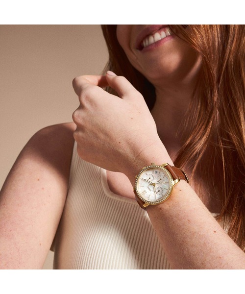 FOSSIL（フォッシル）の「フォッシル 腕時計 レディース アナログ レザー ES5278（アナログ腕時計・レディース・ブラウン・FREE）」の10枚目の写真