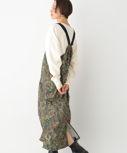 LEPSIM(レプシィム)の「ミリタリードロストジャンスカ 994235(ジャンパースカート・レディース・カモフラージュ/ライトカーキ/チャコールグレー・FREE)」の17枚目の写真