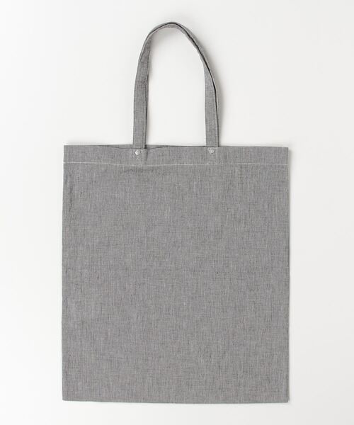 OMNIGOD（オムニゴッド）の「[OMNIGOD womens / オムニゴッド] リネンチェックレッスントート（トートバッグ・レディース・グレー・FREE）」の9枚目の写真