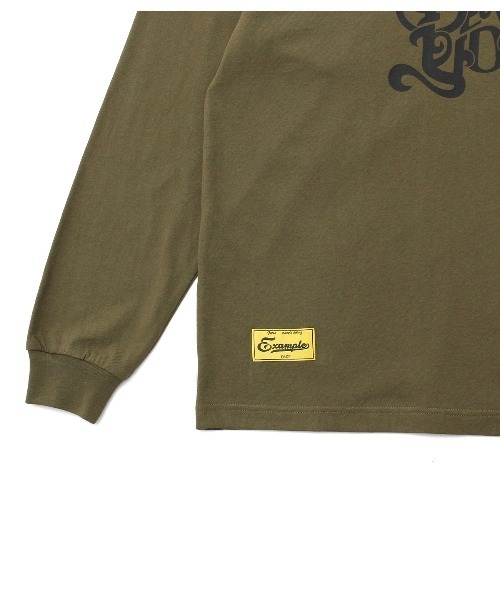 EXAMPLE(エグザンプル)の「EXAMPLE BLESSING WORLDS L/S TEE(Tシャツ/カットソー・メンズ・オレンジ/ホワイト/ブラック/オリーブ・L/XL/M/XXL)」の7枚目の写真