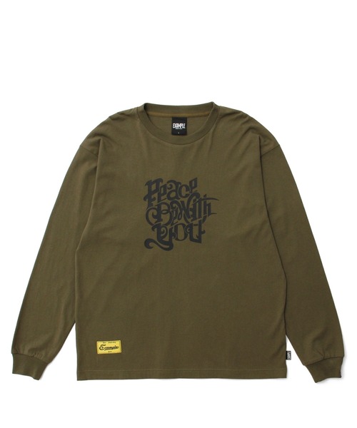 EXAMPLE(エグザンプル)の「EXAMPLE BLESSING WORLDS L/S TEE(Tシャツ/カットソー・メンズ・オレンジ/ホワイト/ブラック/オリーブ・L/XL/M/XXL)」の10枚目の写真