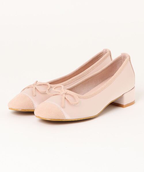 shoes365(シューズスリーシックスファイヴ)の「【shoes365】ローヒール 浅口 シルクバレエシューズ(バレエシューズ・レディース・ピンク/シルバー/ブラック・23.0cm/23.5cm/24.0cm/24.5cm/25.0cm/22.5cm)」の3枚目の写真