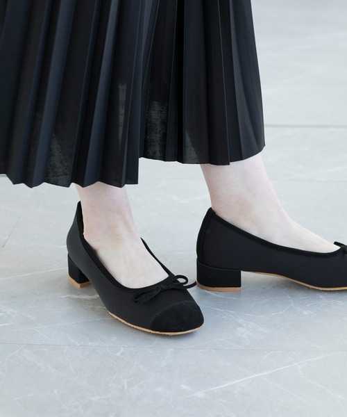 shoes365(シューズスリーシックスファイヴ)の「【shoes365】ローヒール 浅口 シルクバレエシューズ(バレエシューズ・レディース・ピンク/シルバー/ブラック・23.0cm/23.5cm/24.0cm/24.5cm/25.0cm/22.5cm)」の18枚目の写真