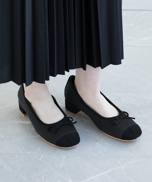 shoes365(シューズスリーシックスファイヴ)の「【shoes365】ローヒール 浅口 シルクバレエシューズ(バレエシューズ・レディース・ピンク/シルバー/ブラック・23.0cm/23.5cm/24.0cm/24.5cm/25.0cm/22.5cm)」の19枚目の写真