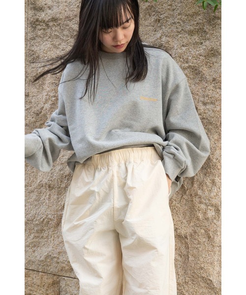 ddp（ディーディーピー）の「【 ddp / ディーディーピー 】 ナイロン ワイドシルエットパンツ MNF A5308-153AA01（その他パンツ・メンズ・アイボリー/ダークグリーン・LARGE/MEDIUM）」の10枚目の写真