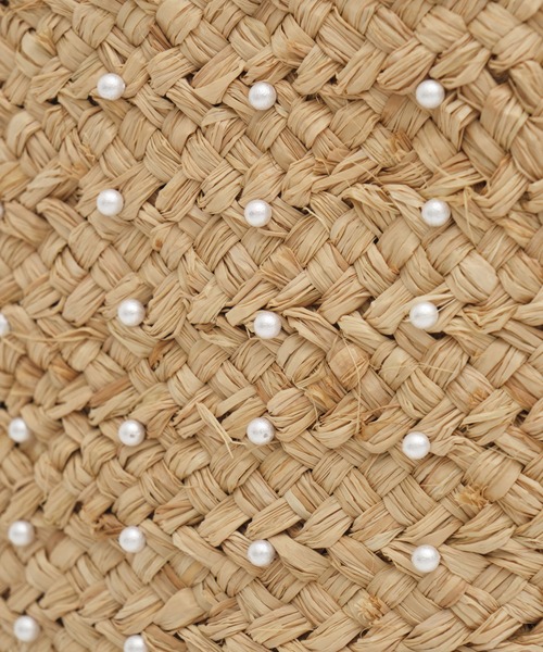 TSURU by Mariko Oikawa（ツルバイマリコオイカワ）の「【Tsuru by Mariko Oikawa/ツルバイマリコオイカワ】Pin/パールかごバッグ（かごバッグ・レディース・アイボリー・FREE）」の2枚目の写真