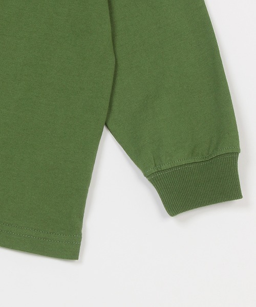 XLARGE KIDS（エクストララージキッズ）の「バッグバナナ&ロゴプリント長袖Tシャツ（Tシャツ/カットソー・キッズ・トップグレー/カーキ/ネイビー・80ｃｍ/90cm/100cm/110cm/120cm/130cm/140cm）」の5枚目の写真