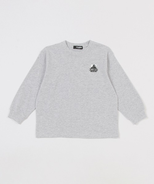 XLARGE KIDS（エクストララージキッズ）の「バッグバナナ&ロゴプリント長袖Tシャツ（Tシャツ/カットソー・キッズ・トップグレー/カーキ/ネイビー・80ｃｍ/90cm/100cm/110cm/120cm/130cm/140cm）」の19枚目の写真