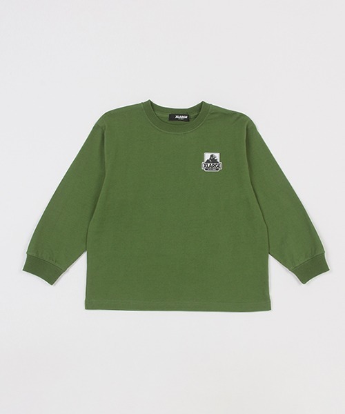 XLARGE KIDS（エクストララージキッズ）の「バッグバナナ&ロゴプリント長袖Tシャツ（Tシャツ/カットソー・キッズ・トップグレー/カーキ/ネイビー・80ｃｍ/90cm/100cm/110cm/120cm/130cm/140cm）」の20枚目の写真