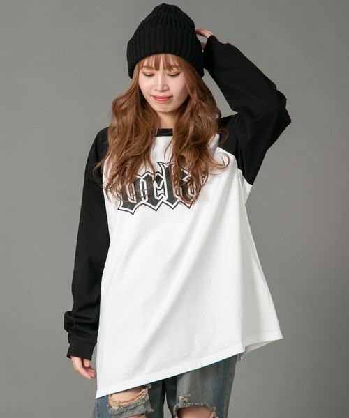 【brknhome/ブロークンホーム】 グラフィックロゴプリントロンT（Tシャツ/カットソー）｜brknhome（ブロークンホーム）