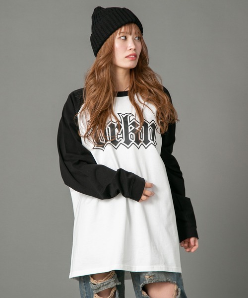【brknhome/ブロークンホーム】 グラフィックロゴプリントロンT（Tシャツ/カットソー）｜brknhome（ブロークンホーム）