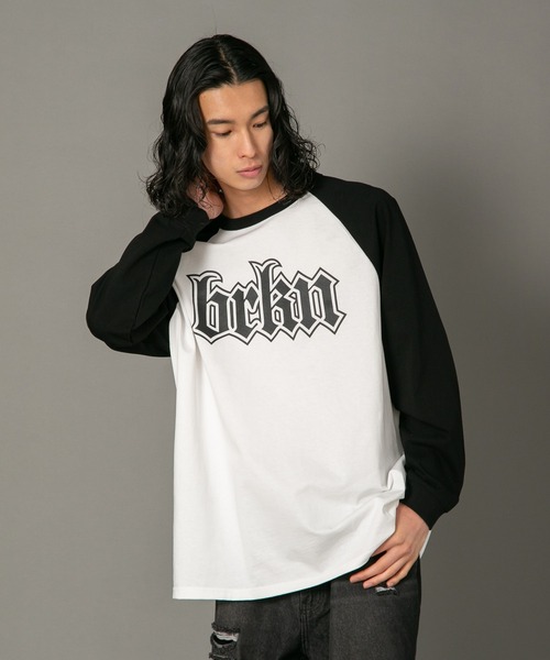 【brknhome/ブロークンホーム】 グラフィックロゴプリントロンT（Tシャツ/カットソー）｜brknhome（ブロークンホーム）